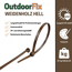 Kabelbinder 'OutdoorFix' weidenholz hell 150 x 3,6 mm 50 Stück