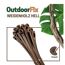 Kabelbinder 'OutdoorFix' weidenholz hell 200 x 4,6 mm 50 Stück