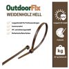 Kabelbinder 'OutdoorFix' weidenholz hell 200 x 4,6 mm 50 Stück