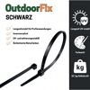 Kabelbinder 'OutdoorFix' schwarz 150 x 3,6 mm 50 Stück