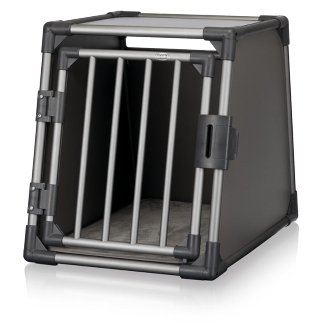 Transportbox M Aluminium graphitfarben 55 x 61 x 74 cm