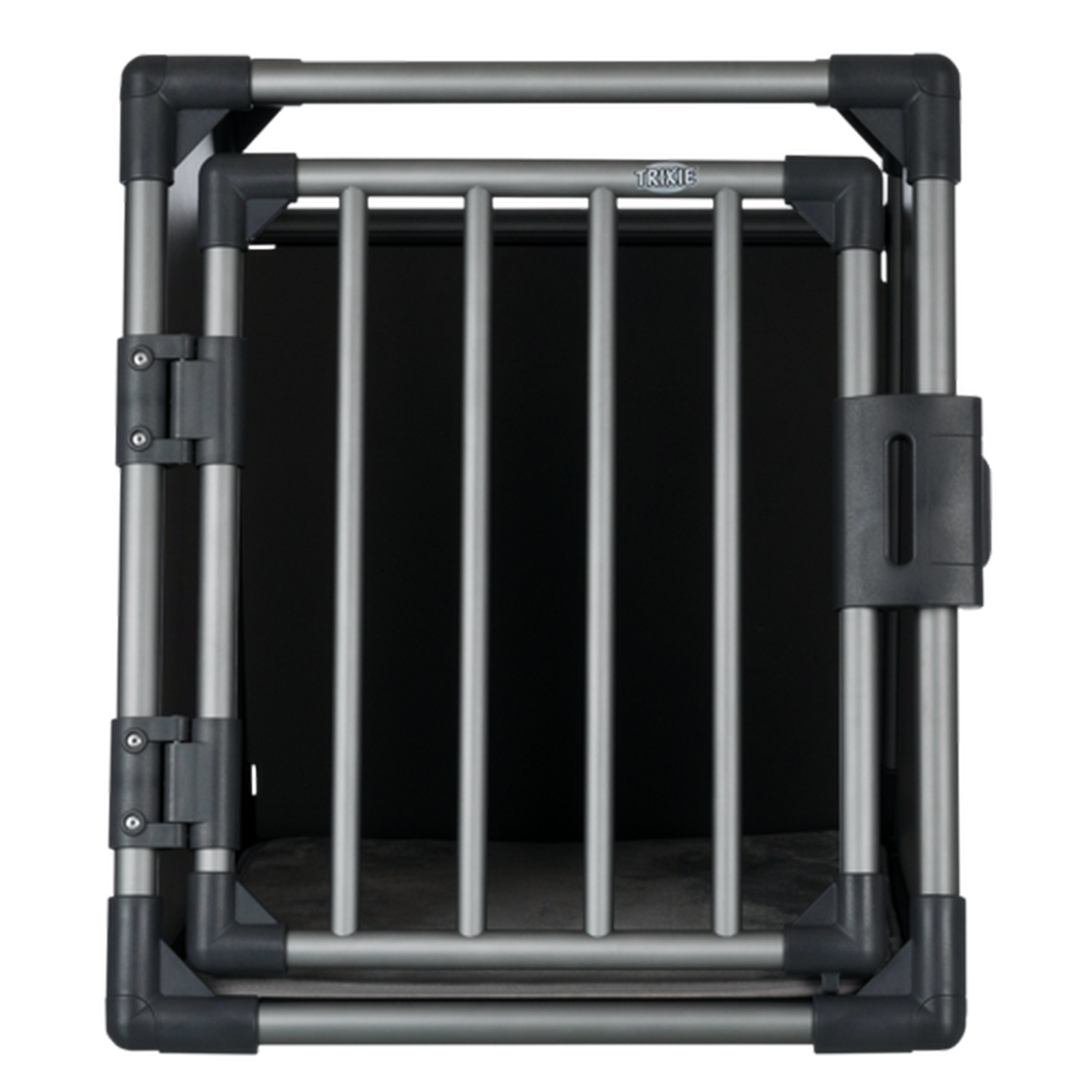 Transportbox M Aluminium graphitfarben 55 x 61 x 74 cm