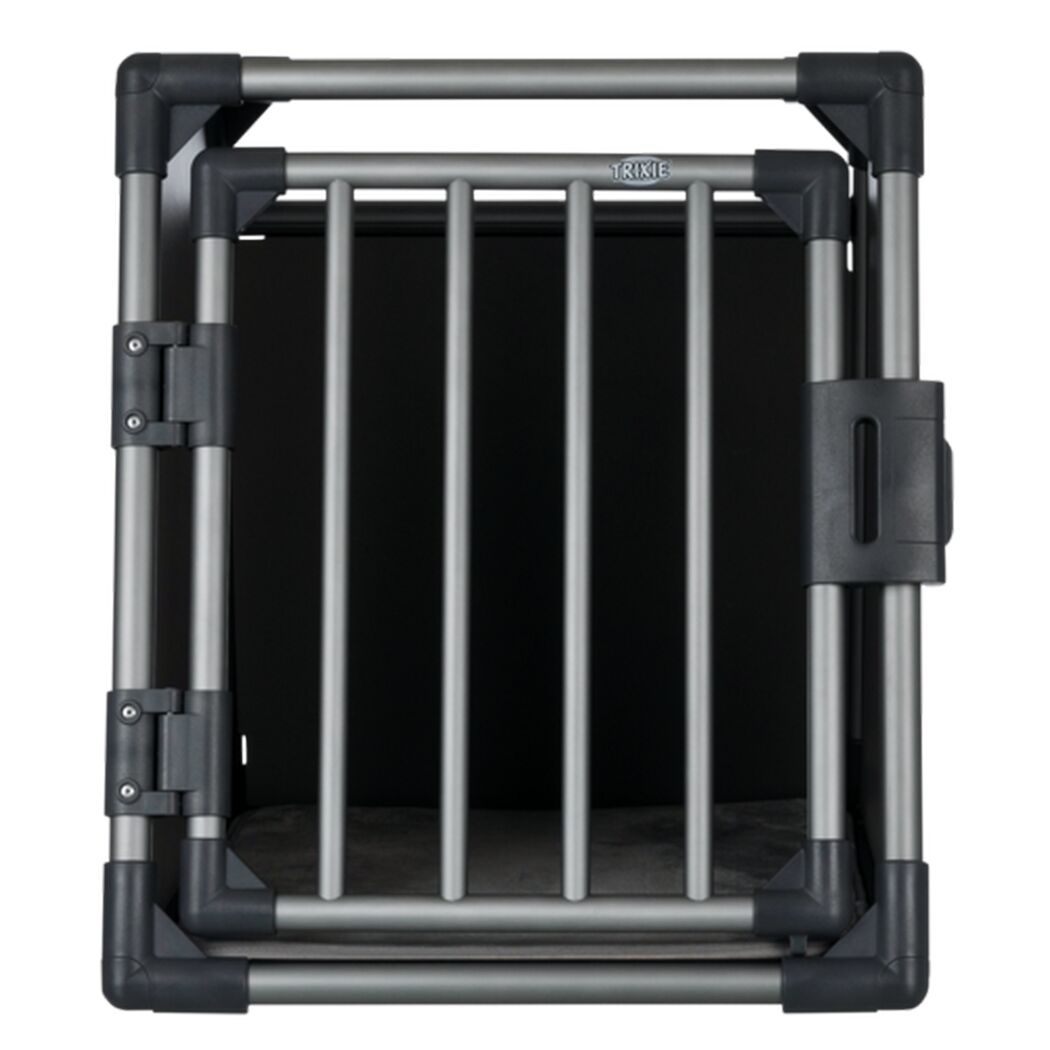 Transportbox M Aluminium graphitfarben 55 x 61 x 74 cm