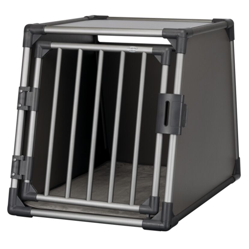 Transportbox M-L Aluminium graphitfarben 61 x 65 x 86 cm