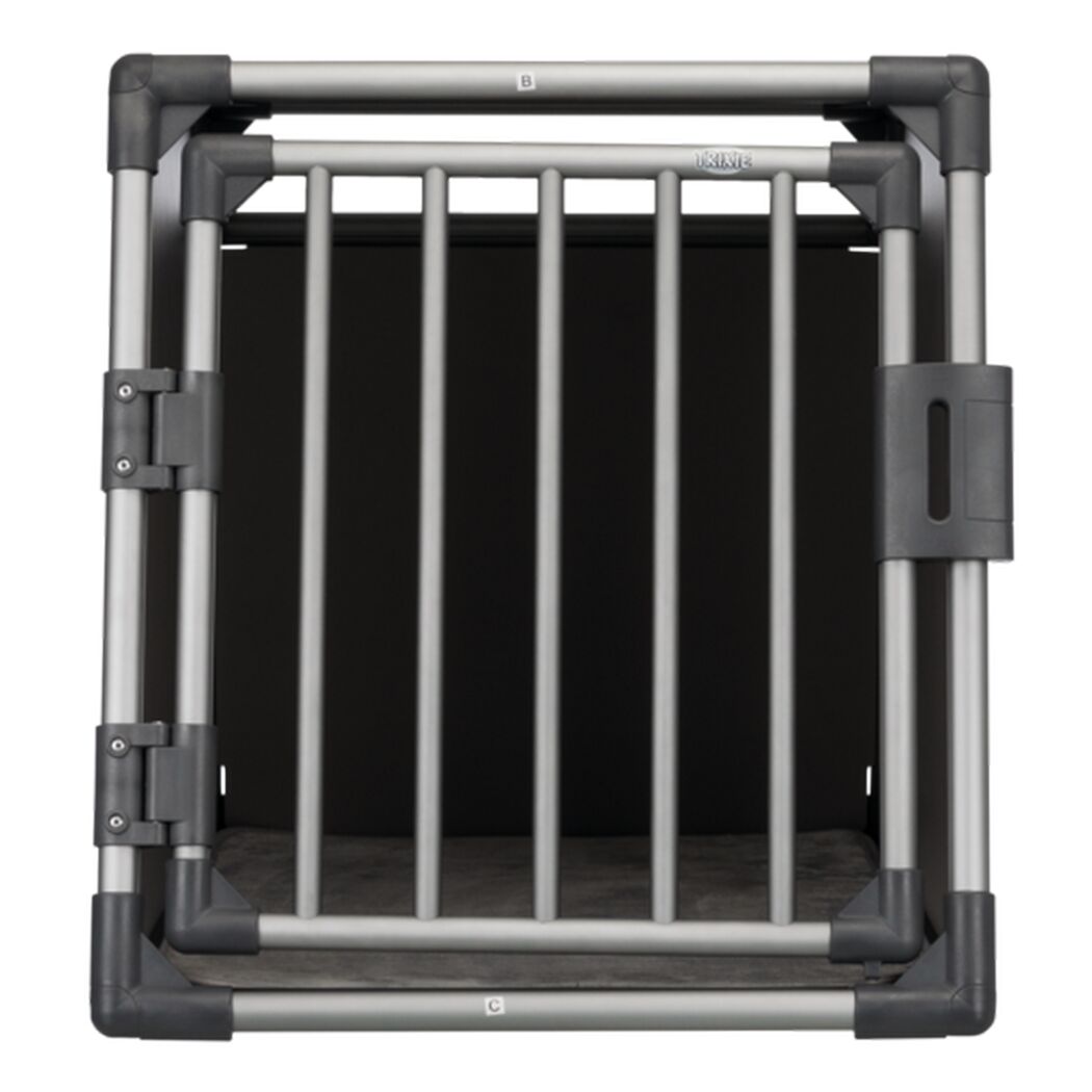 Transportbox M-L Aluminium graphitfarben 61 x 65 x 86 cm