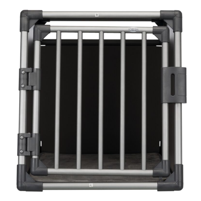 Transportbox M-L Aluminium graphitfarben 61 x 65 x 86 cm