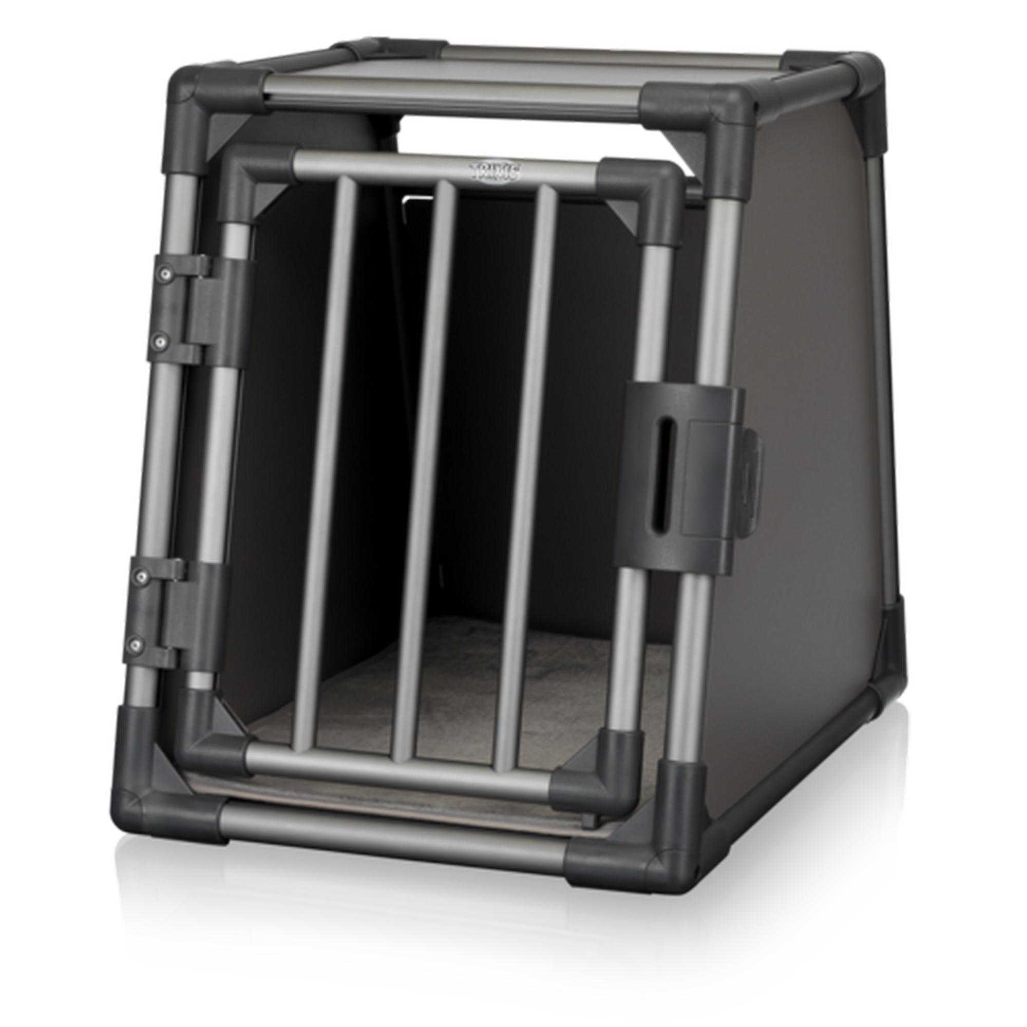 Transportbox S Aluminium graphitfarben 48 x 56 x 61 cm