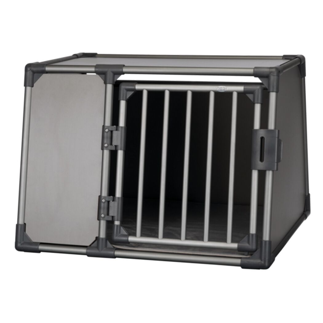 Transportbox L Aluminium graphitfarben 92 x 64 x 78 cm
