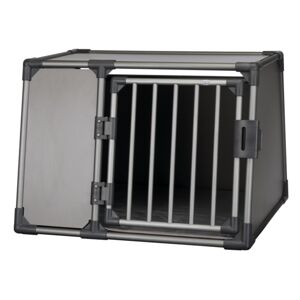 Transportbox L Aluminium graphitfarben 92 x 64 x 78 cm