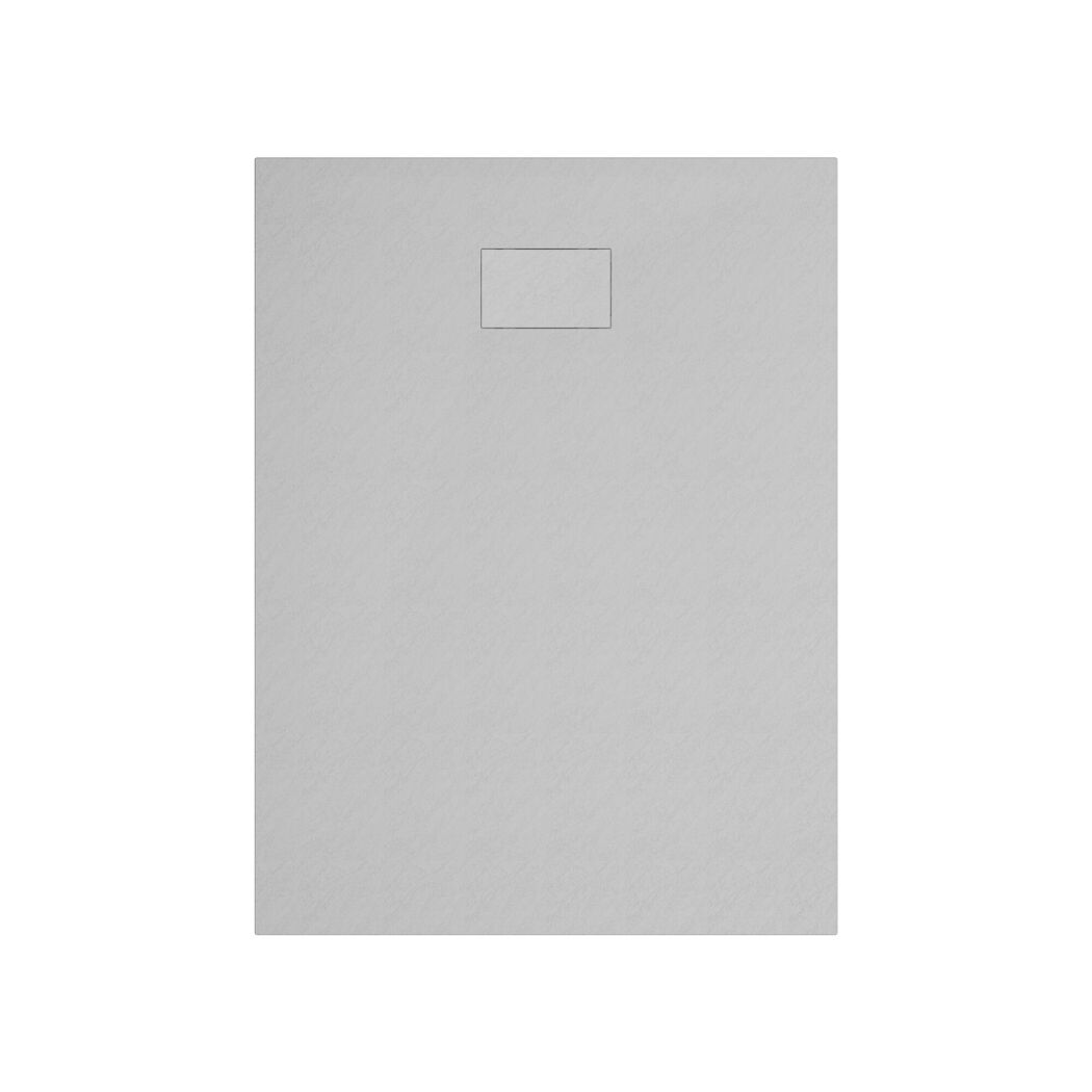 Duschwanne 'DWM-Tec Midra' mattweiß mit Steinstruktur 90 x 120 cm