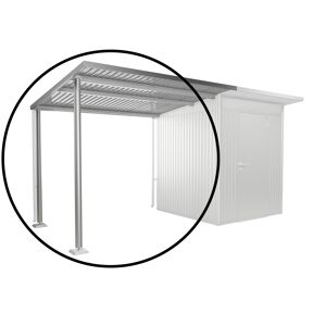 Seitendach Gr. L zu Gerätehaus AvantGarde A1, A5 silber-metallic