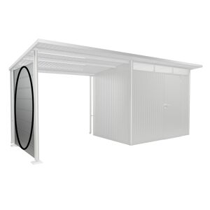 Seitenwand für Seitendach zu Gerätehaus AvantGarde A1,A5 silber-metallic