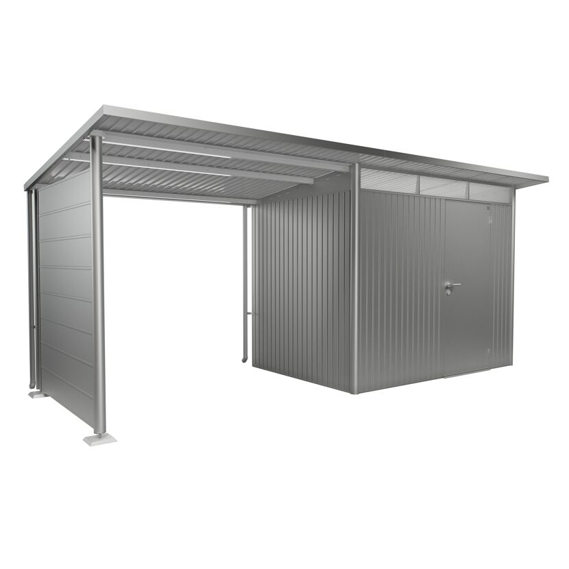 Seitenwand für Seitendach zu Gerätehaus AvantGarde A1,A5 silber-metallic