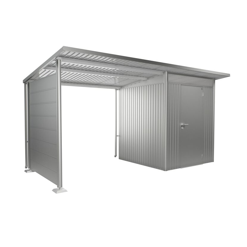 Seitenwand für Seitendach zu Gerätehaus AvantGarde A1,A5 silber-metallic