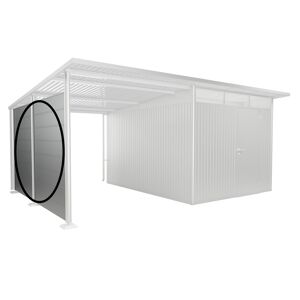 Seitenwand für Seitendach zu Gerätehaus AvantGarde A4,A8 silber-metallic