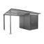 Seitendach Gr. L zu Gerätehaus AvantGarde A2,A6 quarzgrau-metallic