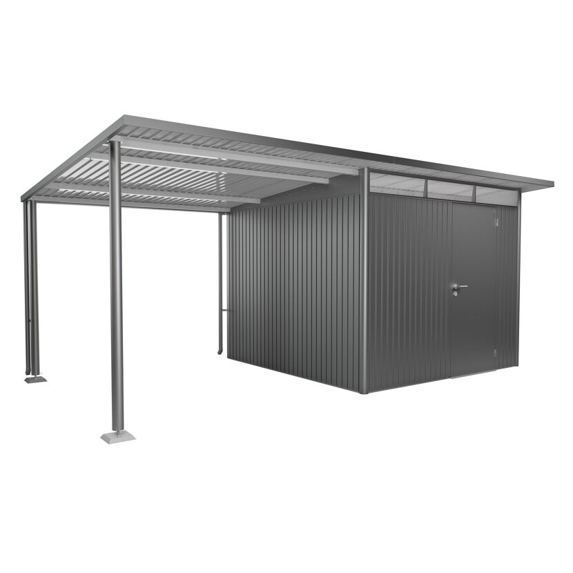Seitendach Gr. L zu Gerätehaus AvantGarde A3,A7 quarzgrau-metallic