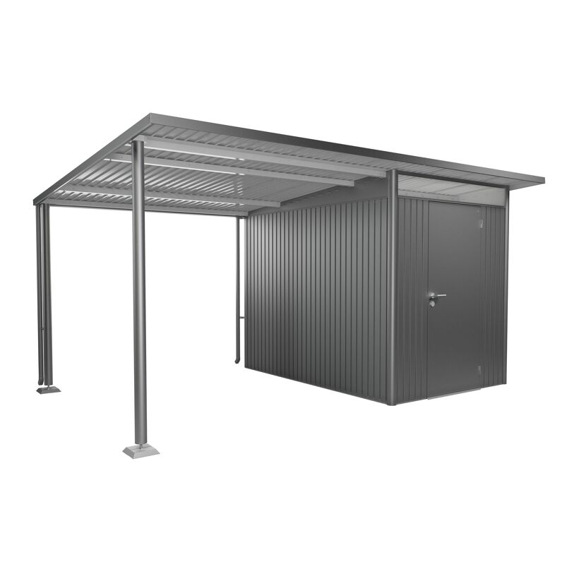 Seitendach Gr. L zu Gerätehaus AvantGarde A3,A7 quarzgrau-metallic