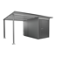 Seitendach Gr. L zu Gerätehaus AvantGarde A3,A7 quarzgrau-metallic