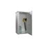 Terrassenschrank 'Julia' silber-metallic Gr. M