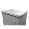 Terrassenschrank 'Julia' silber-metallic Gr. M
