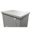 Terrassenschrank 'Julia' silber-metallic Gr. M