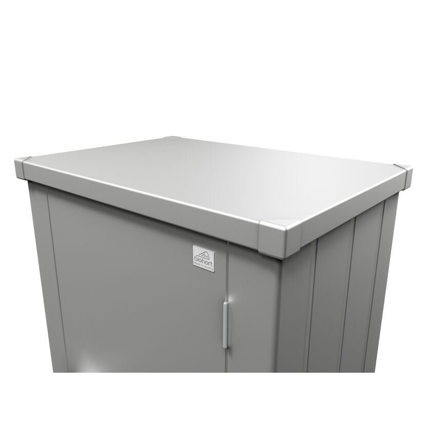 Terrassenschrank 'Julia' silber-metallic Gr. M