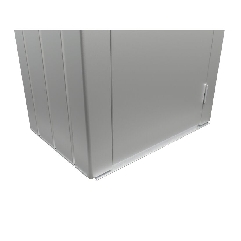 Terrassenschrank 'Julia' silber-metallic Gr. M