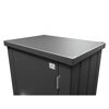 Terrassenschrank 'Julia' dunkelgrau-metallic Gr. M