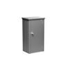 Terrassenschrank 'Julia' quarzgrau-metallic Gr. M