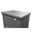 Terrassenschrank 'Julia' quarzgrau-metallic Gr. M
