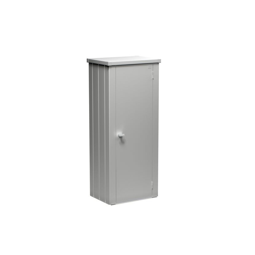 Terrassenschrank 'Julia' silber-metallic Gr. M High
