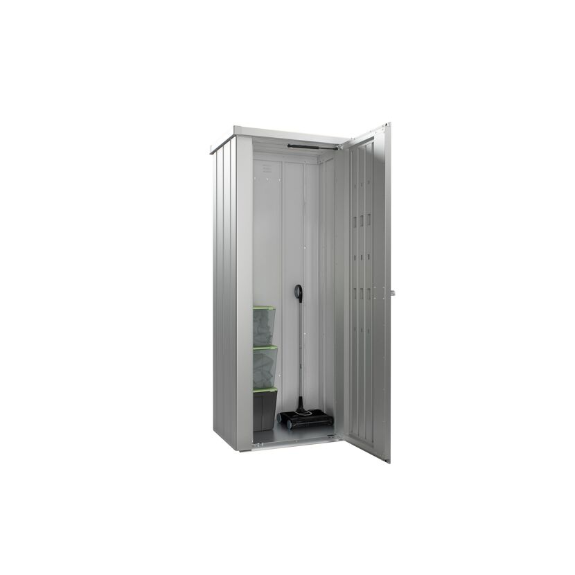 Terrassenschrank 'Julia' silber-metallic Gr. M High