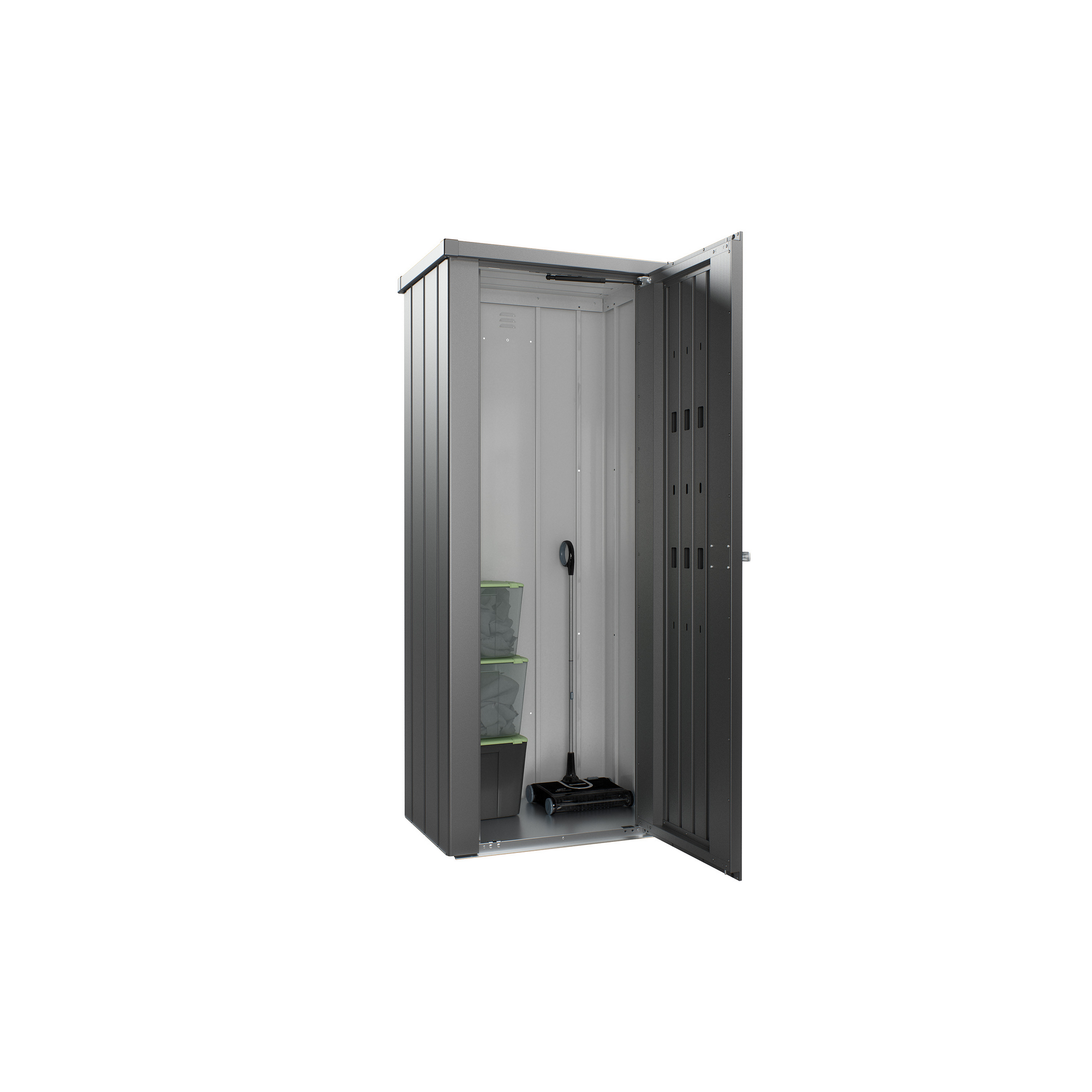 Terrassenschrank 'Julia' dunkelgrau-metallic Gr. M High