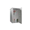 Terrassenschrank 'Julia' silber-metallic Gr. L