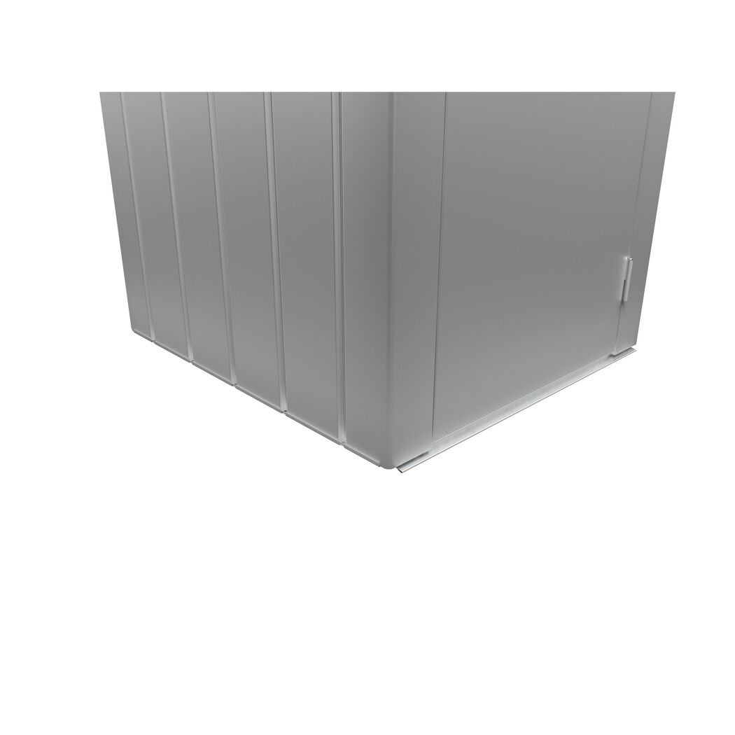 Terrassenschrank 'Julia' silber-metallic Gr. L