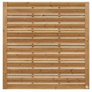 Sichtschutzzaun 'Jena' Kiefernholz naturfarben 180 x 180 cm
