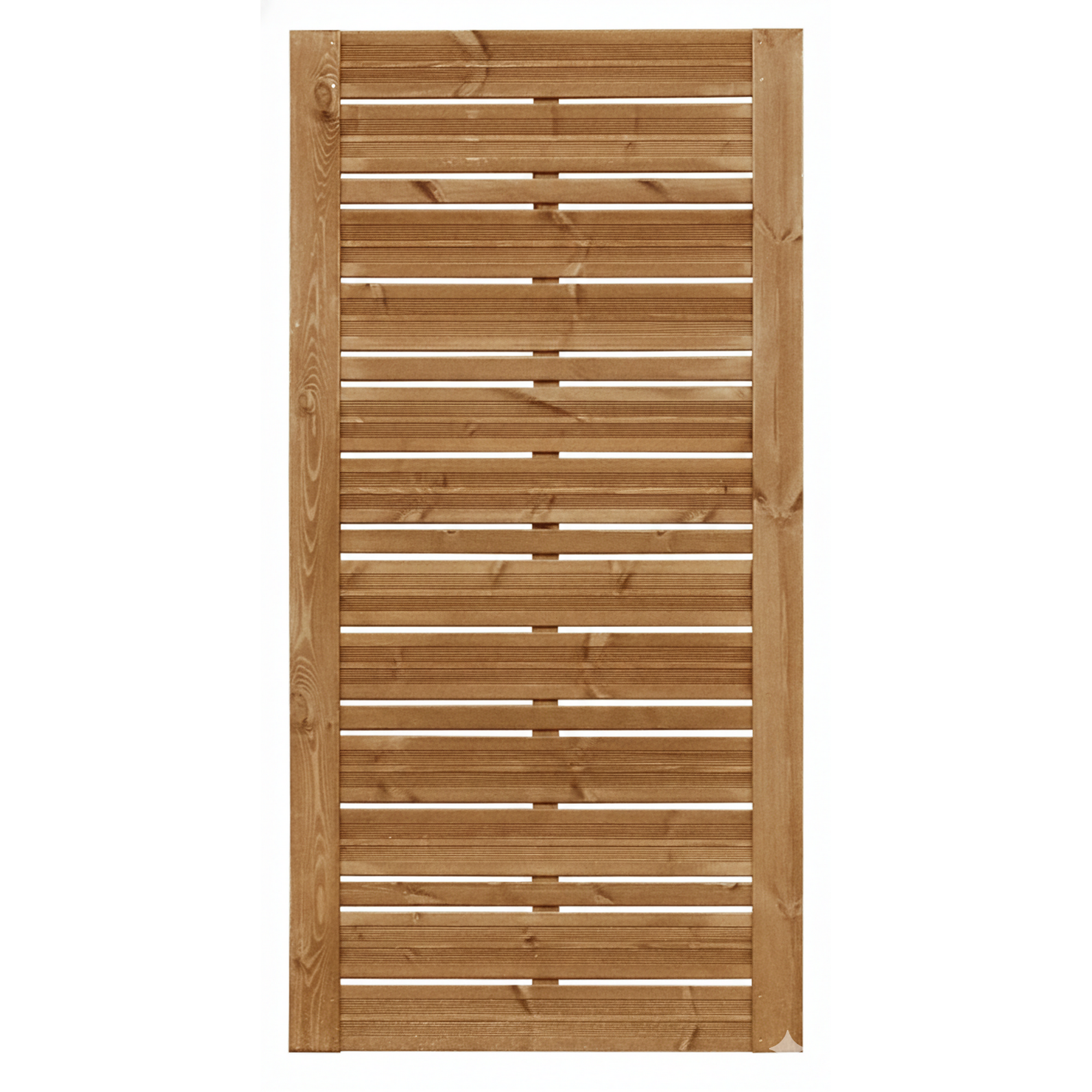 Sichtschutzzaun 'Jena' Kiefernholz naturfarben 90 x 180 cm