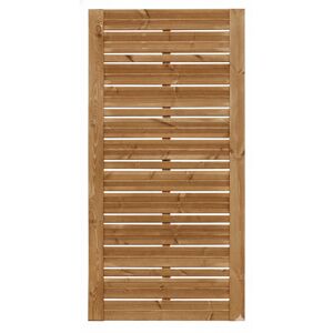Sichtschutzzaun 'Jena' Kiefernholz naturfarben 90 x 180 cm