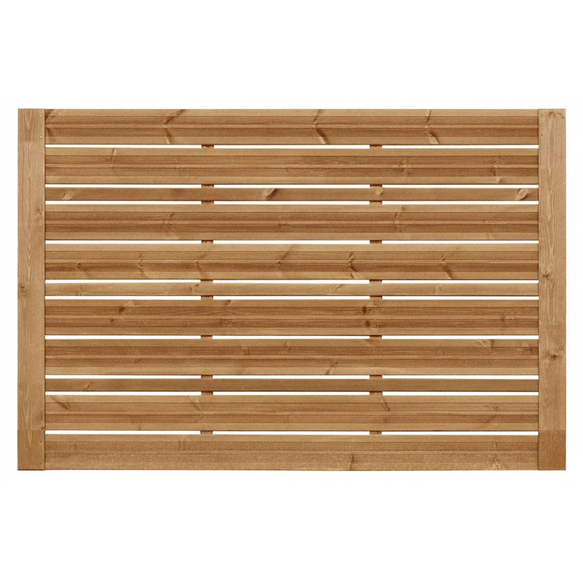 Sichtschutzzaun 'Jena' Kiefernholz naturfarben 180 x 120 cm