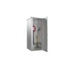 Terrassenschrank 'Julia' silber-metallic Gr. L High