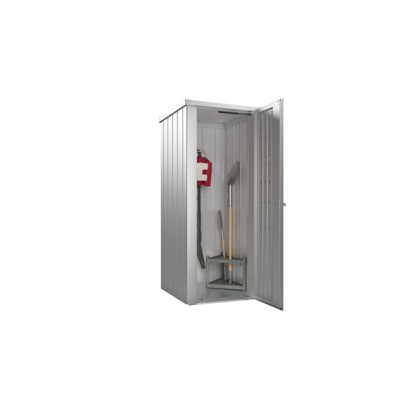 Terrassenschrank 'Julia' silber-metallic Gr. L High