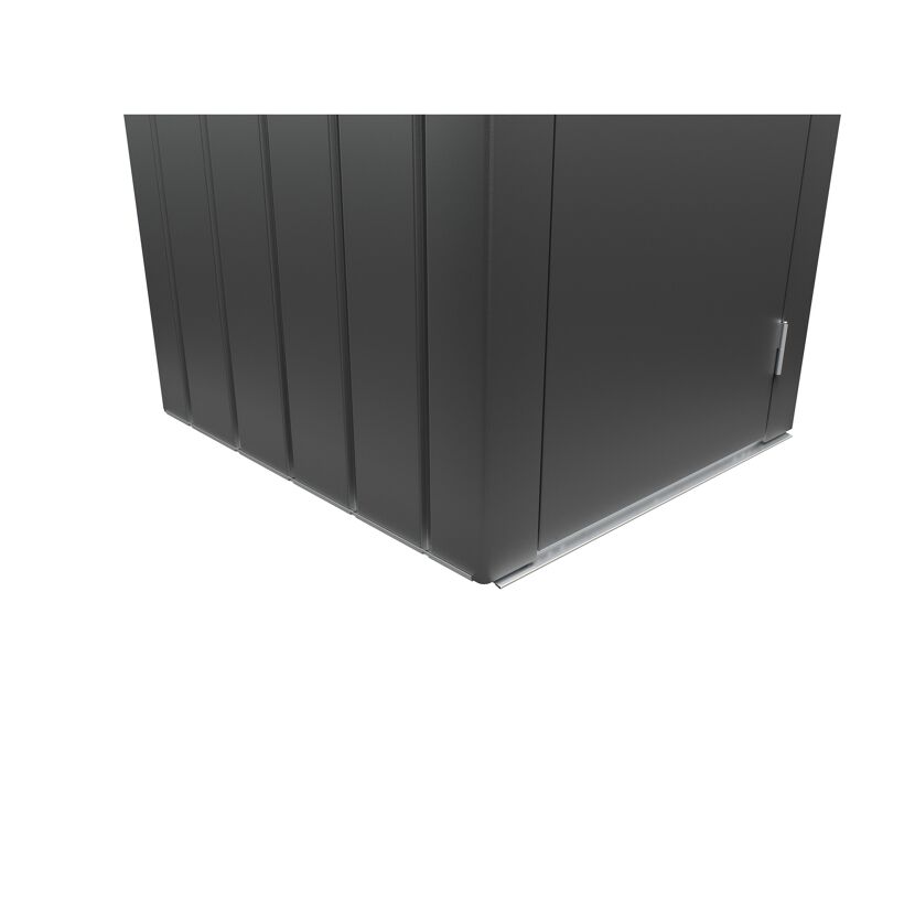 Terrassenschrank 'Julia' dunkelgrau-metallic Gr. L High