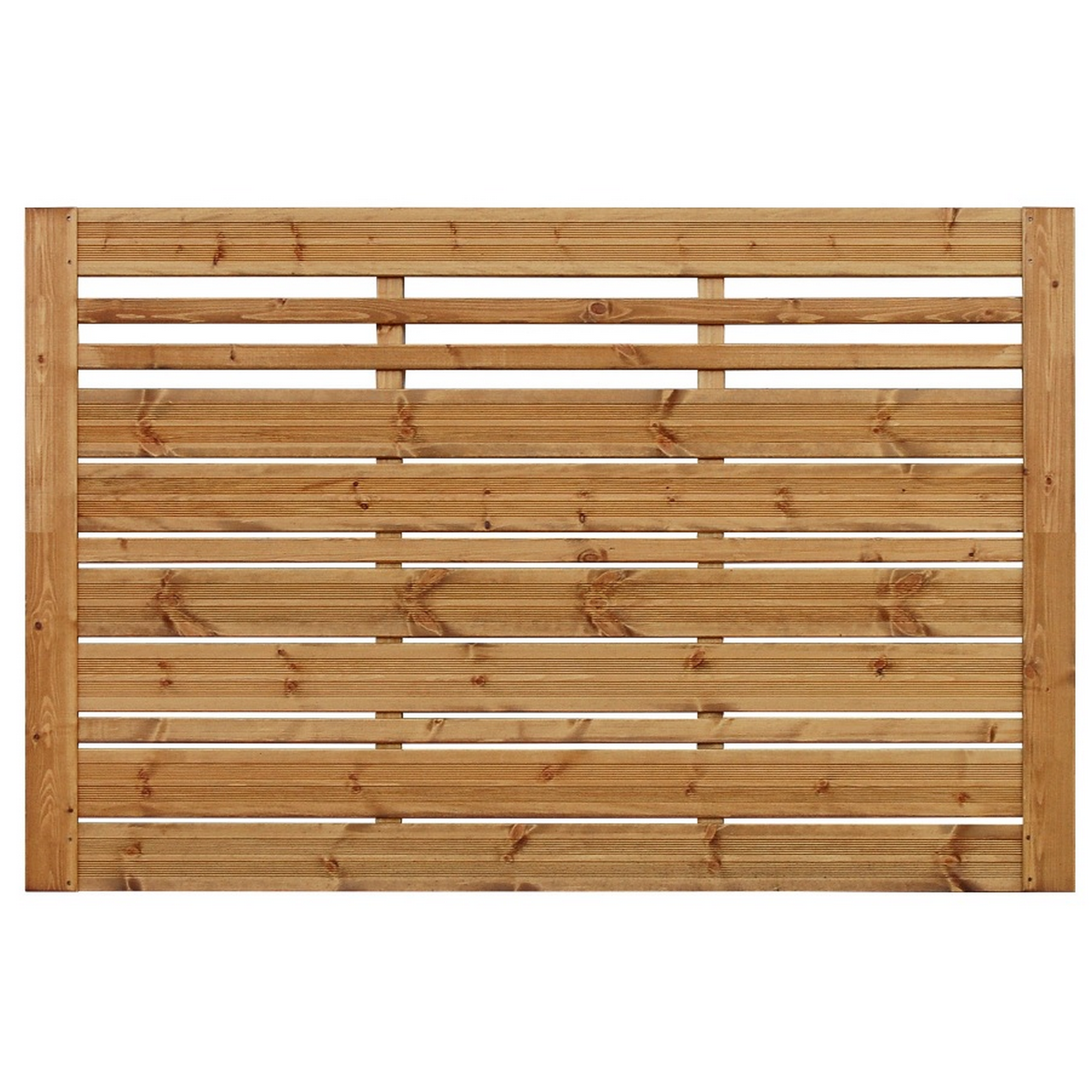 Sichtschutzzaun 'Jena' Kiefernholz anthrazit 180 x 120 cm