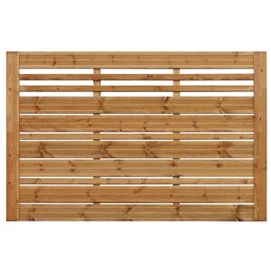 Sichtschutzzaun 'Jena' Kiefernholz anthrazit 180 x 120 cm