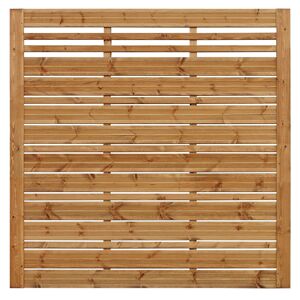 Sichtschutzzaun 'Jena' Kiefernholz naturfarben 180 x 180 cm