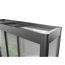 Gewächshausaufsatz Florentina zu Hochbeet Gr. 2x0,5 dunkelgrau-metallic