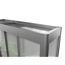 Gewächshausaufsatz Florentina zu Hochbeet Gr. 2x1 quarzgrau-metallic