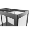 Hochbeet mit Gewächshaus 'Florentina Maxi' dunkelgrau metallic 201,6 x 213 x 103,1 cm