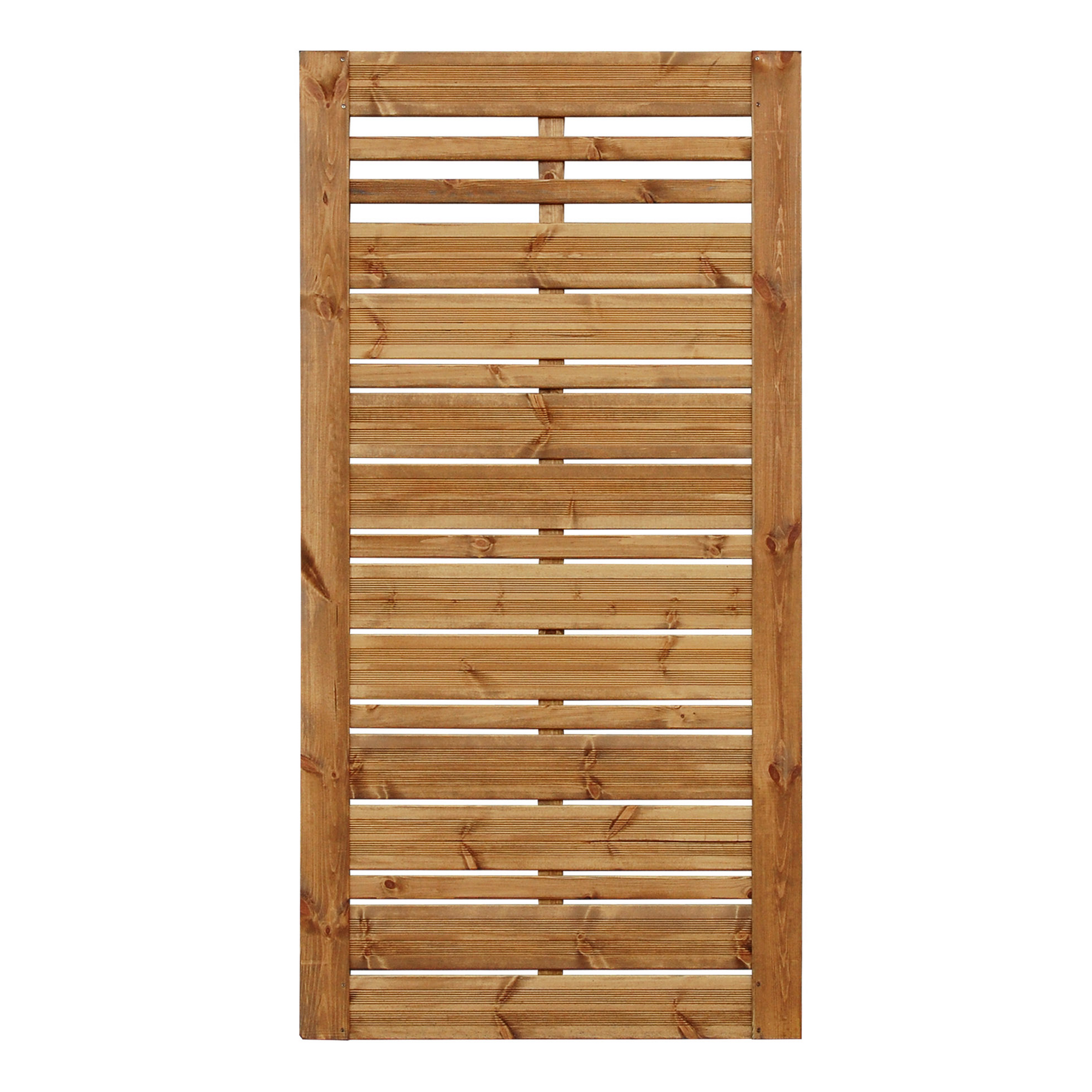 Sichtschutzzaun 'Jena' Kiefernholz naturfarben 90 x 180 cm